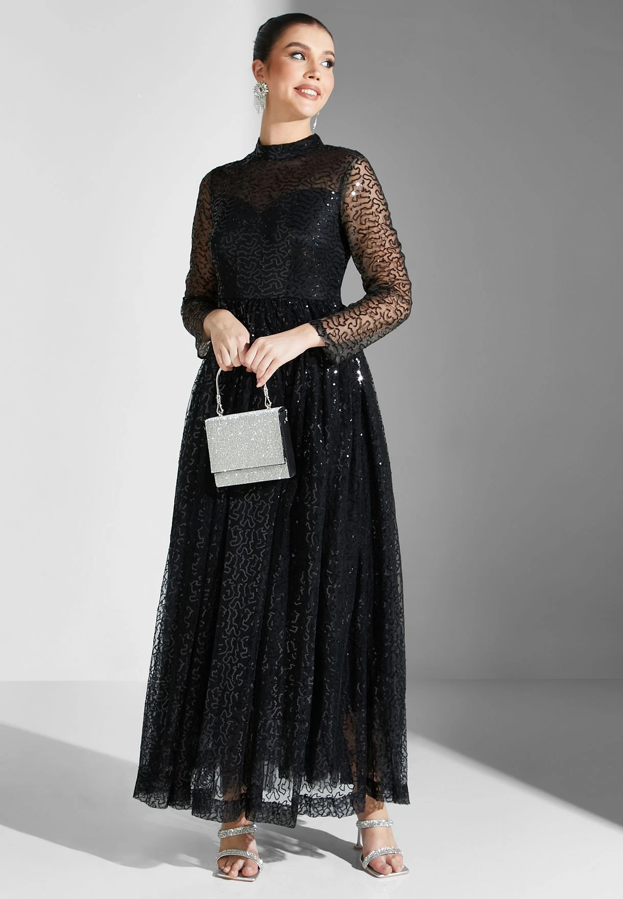 Shimmer A-Line Dress 4 Shimmer A-Line Dress - Image 4