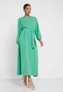 Belted A-Line Dress -Silk Bloom Dresses Store 4 zoom desktop 1930