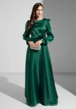 Motif Detail Belt Dress -Silk Bloom Dresses Store 4 zoom desktop 1931