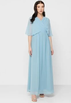 Ruched Detail A-Line Dress -Silk Bloom Dresses Store 4 zoom desktop 1934