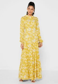 Pocket Detail Printed Dress -Silk Bloom Dresses Store 4 zoom desktop 1950