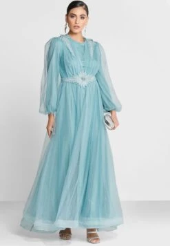 Mesh Detail Dress -Silk Bloom Dresses Store 4 zoom desktop 1959