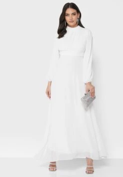 Puff Sleeve A-Line Dress 7 Puff Sleeve A-Line Dress -Silk Bloom Dresses Store 4 zoom desktop 1961