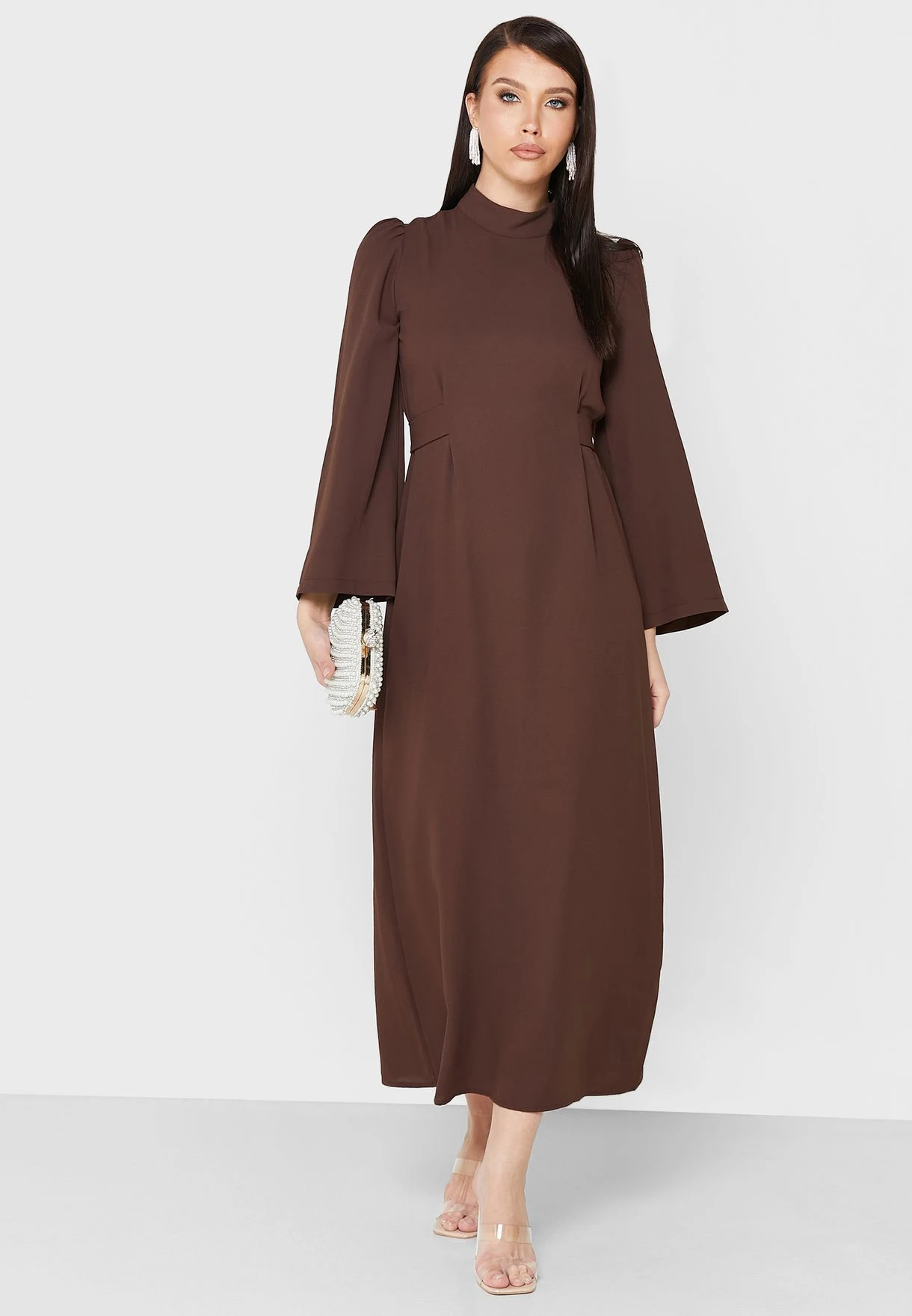 Puff Sleeve Shift Dress 4 Puff Sleeve Shift Dress - Image 4