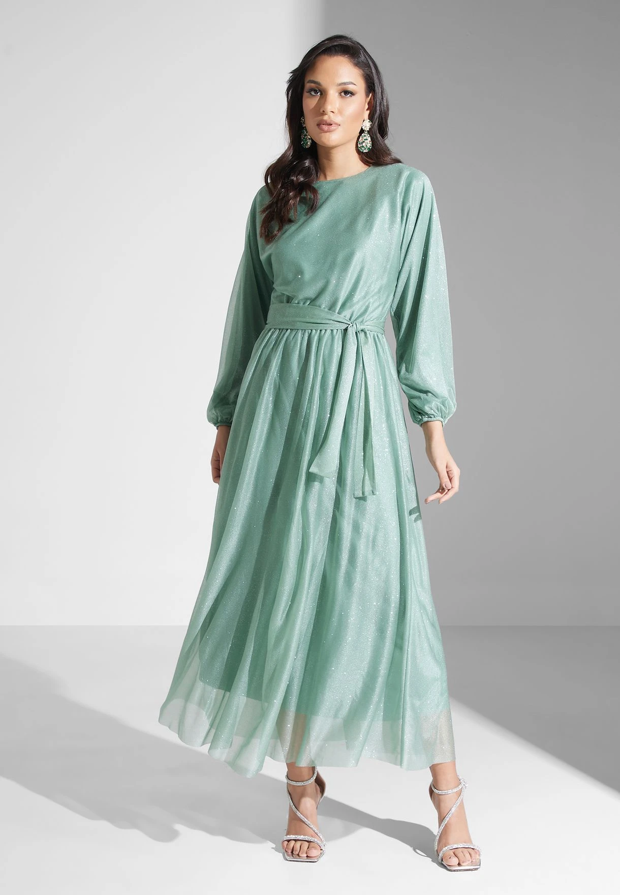 Shimmer A-Line Dress 4 Shimmer A-Line Dress - Image 4