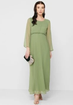 Pleated Detail Dress -Silk Bloom Dresses Store 4 zoom desktop 1993