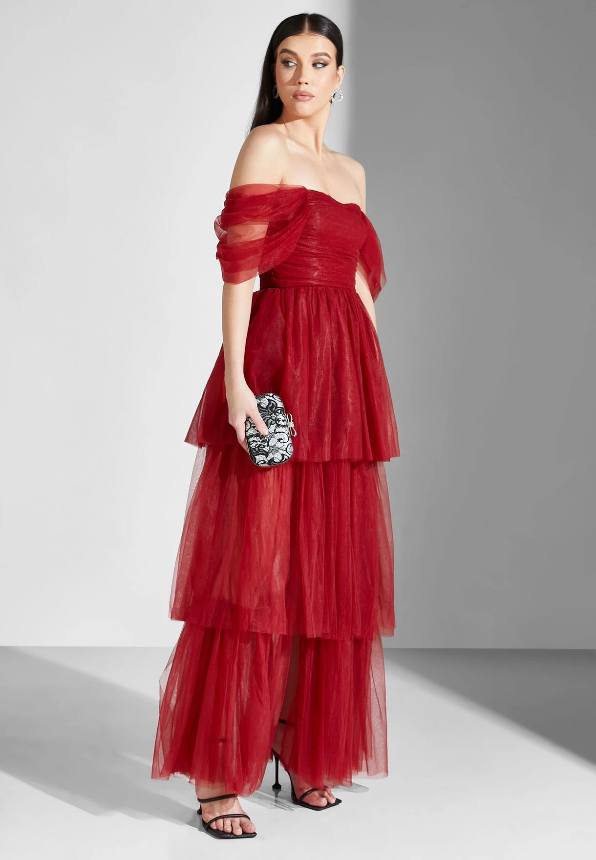 Bardot Ruffle Sweetheart Neck Dress 4 Bardot Ruffle Sweetheart Neck Dress - Image 4