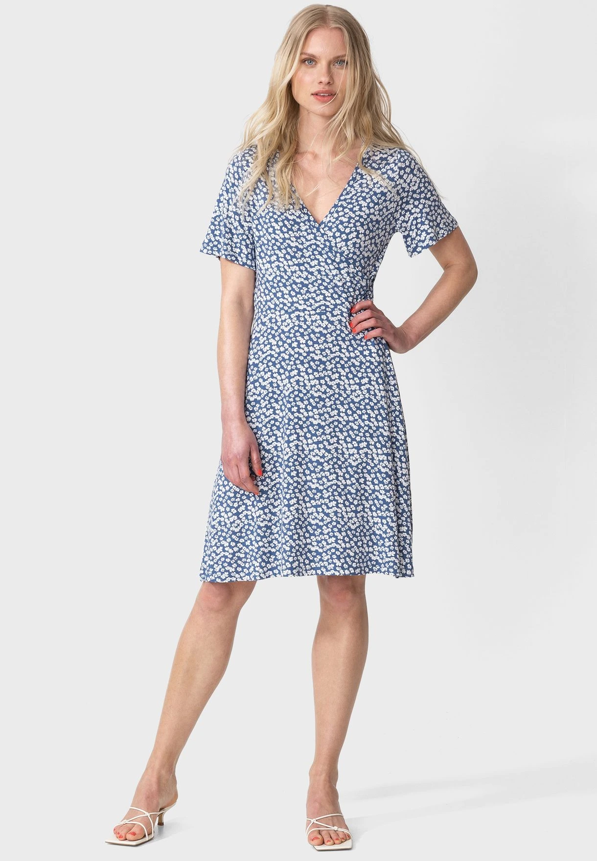 Indiska Printed Wrap Dress 4 Indiska Printed Wrap Dress - Image 4