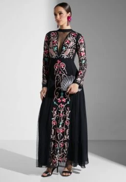 Mesh Detail Printed Dress 7 Mesh Detail Printed Dress -Silk Bloom Dresses Store 4 zoom desktop 2011