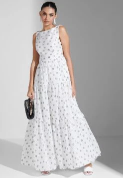 Floral Printed Tiered Dress -Silk Bloom Dresses Store 4 zoom desktop 2012