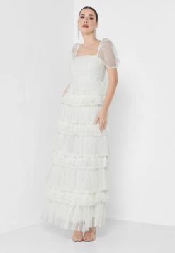 Puff Sleeve Ruffle Dress 7 Puff Sleeve Ruffle Dress -Silk Bloom Dresses Store 4 zoom desktop 2042