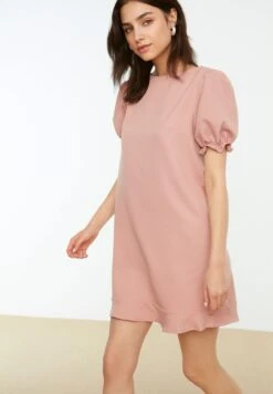 Trendyol Balloon Sleeve Knitted Dress -Silk Bloom Dresses Store 4 zoom desktop 205