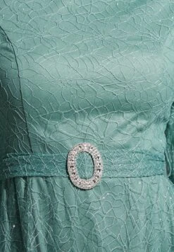 Shimmer Tulle Puff Sleeve Dress -Silk Bloom Dresses Store 4 zoom desktop 2061