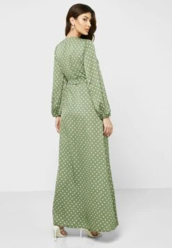 Little Mistress Khaki Spot Wrap Maxi By Vogue Williams 7 Little Mistress Khaki Spot Wrap Maxi By Vogue Williams -Silk Bloom Dresses Store 4 zoom desktop 2063