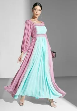 Color Block Bardot Dress 7 Color Block Bardot Dress -Silk Bloom Dresses Store 4 zoom desktop 2070