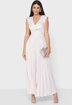 Twist Detail Pleated Dress -Silk Bloom Dresses Store 4 zoom desktop 2075