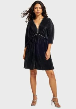 Embellished Cape Sleeve Dress -Silk Bloom Dresses Store 4 zoom desktop 208