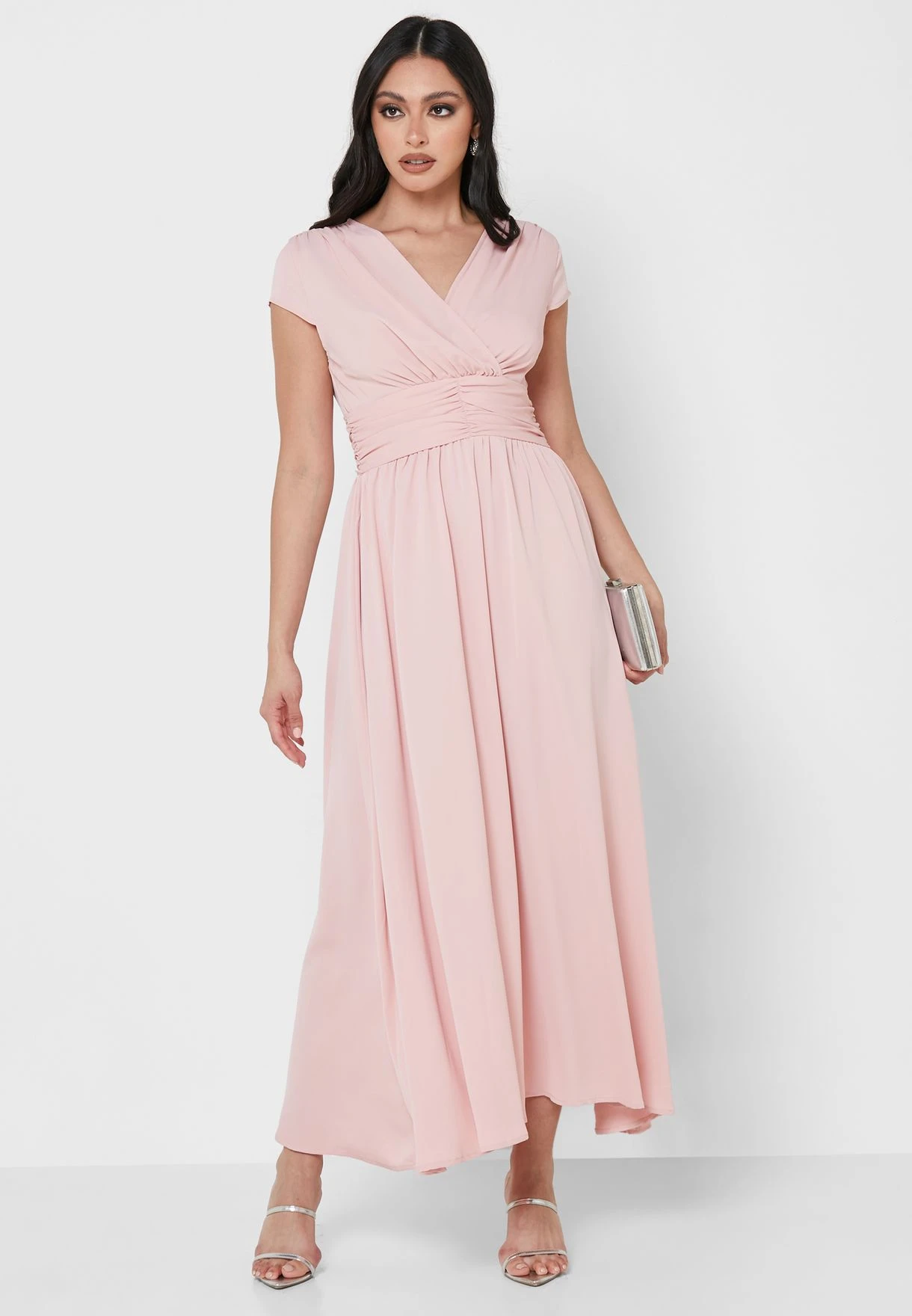 Ruched Waist Detail Fit & Flare Dress 4 Ruched Waist Detail Fit & Flare Dress - Image 4