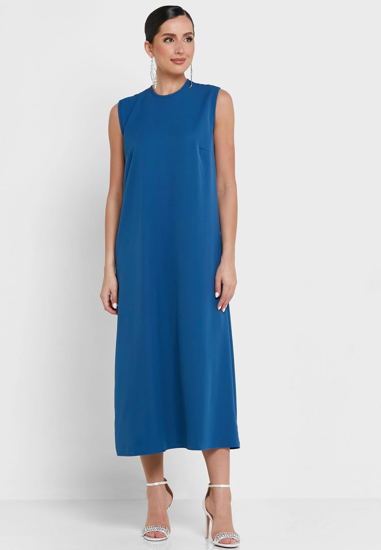 Cinched Waist Detail Dress With Jacket 4 Cinched Waist Detail Dress With Jacket - Image 4