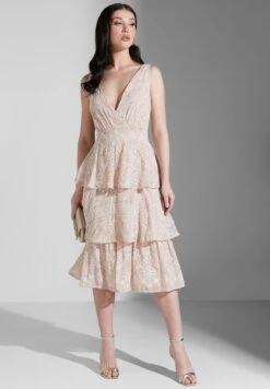 Floral Broiderie Bow Back Tiered Midi Dress 7 Floral Broiderie Bow Back Tiered Midi Dress -Silk Bloom Dresses Store 4 zoom desktop 2092