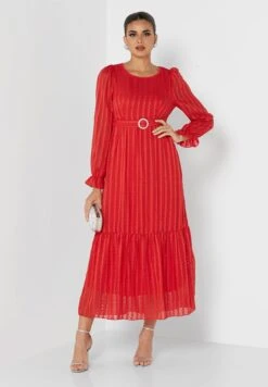 Tiered Solid Dress -Silk Bloom Dresses Store 4 zoom desktop 2094