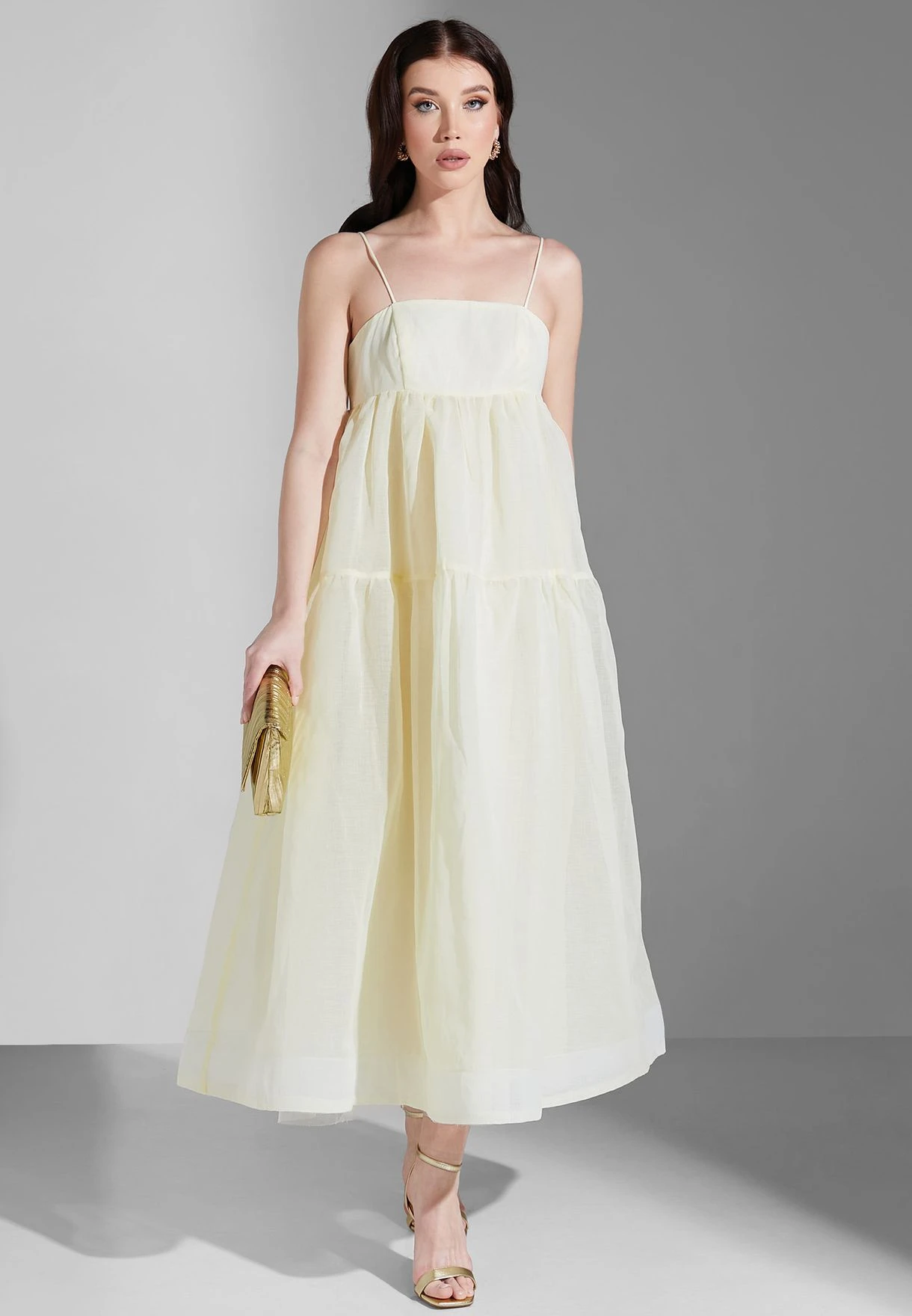 Tiered Knitted Strappy Dress 4 Tiered Knitted Strappy Dress - Image 4