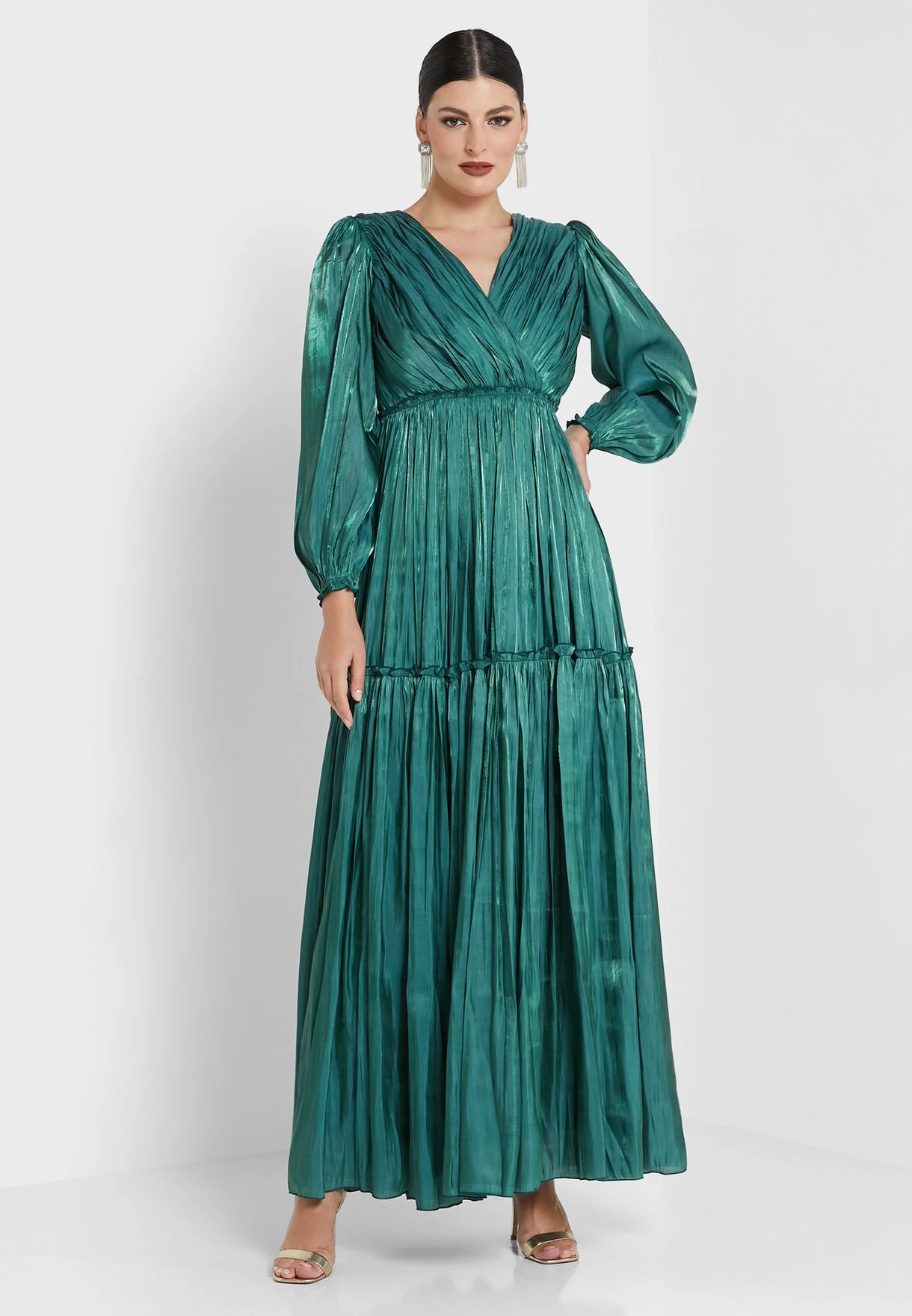 Shimmer Pleated Dress 4 Shimmer Pleated Dress - Image 4