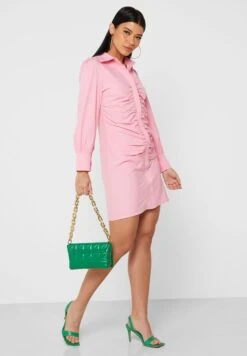 Bodycon Shirt Dress -Silk Bloom Dresses Store 4 zoom desktop 225