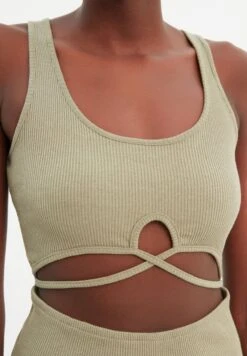 Trendyol Strappy Cut Out Detail Knitted Dress -Silk Bloom Dresses Store 4 zoom desktop 234