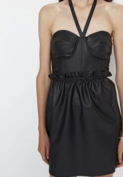 Trendyol Halter Neck Pu Dress 8 Trendyol Halter Neck Pu Dress -Silk Bloom Dresses Store 4 zoom desktop 24