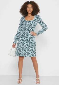 Printed Detail Mini Dress 7 Printed Detail Mini Dress -Silk Bloom Dresses Store 4 zoom desktop 244