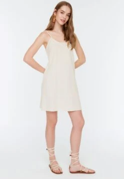 Trendyol Strappy Knitted Dress -Silk Bloom Dresses Store 4 zoom desktop 259