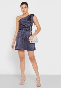 One Shoulder Tie Detail Dress 7 One Shoulder Tie Detail Dress -Silk Bloom Dresses Store 4 zoom desktop 282