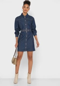 French Connection Sncha Belted Shirt Dress 7 French Connection Sncha Belted Shirt Dress -Silk Bloom Dresses Store 4 zoom desktop 285