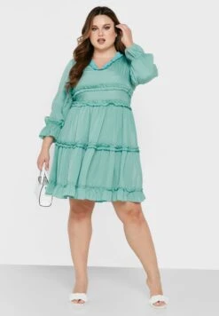 Frill Tiered Dress -Silk Bloom Dresses Store 4 zoom desktop 29