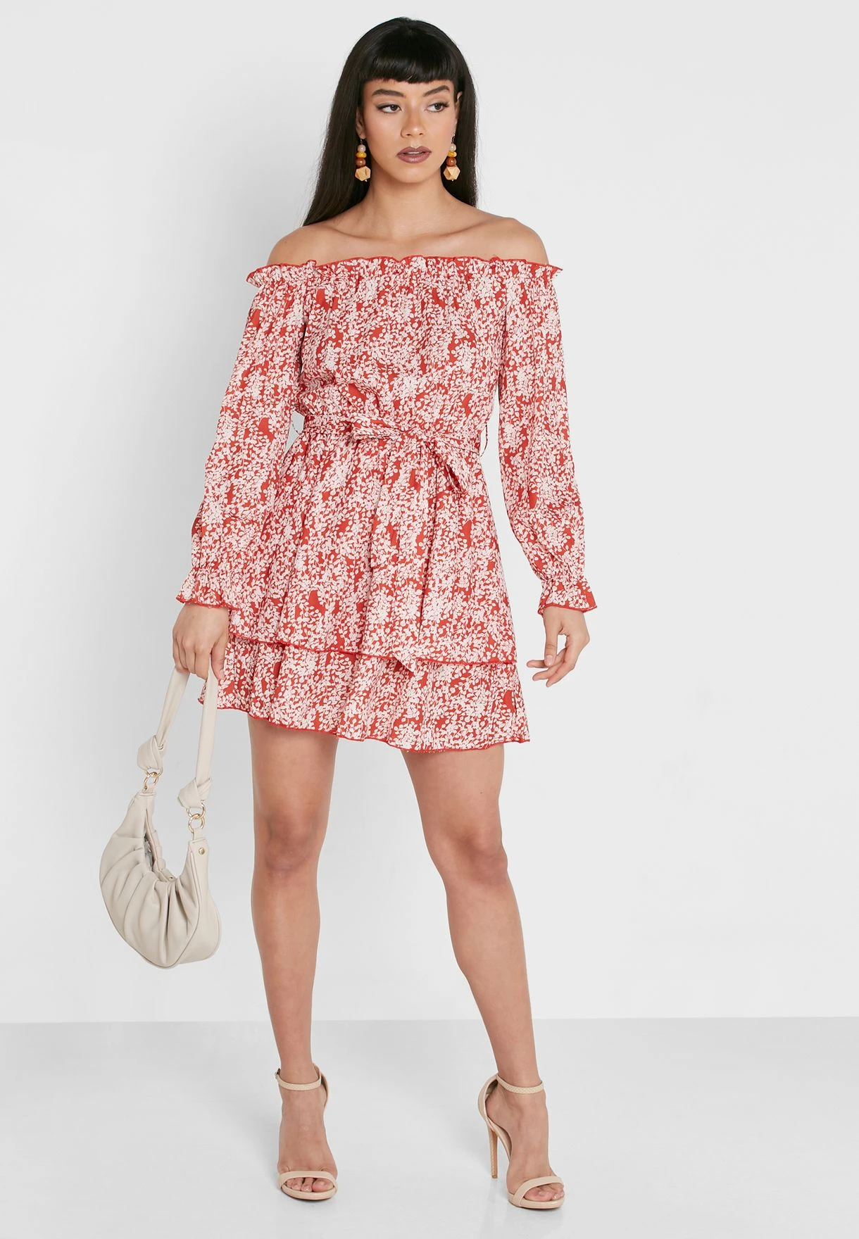 Bardot Floral Print Dress 4 Bardot Floral Print Dress - Image 4