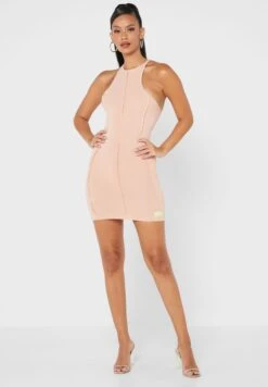 Public Desire Seam Detail Mini Racer Dress -Silk Bloom Dresses Store 4 zoom desktop 351