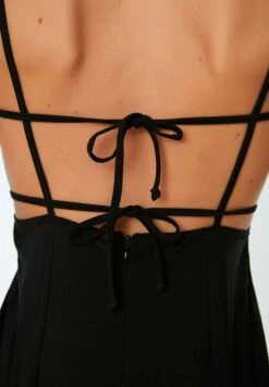 Trendyol Open Back Tie Detail Strappy Dress -Silk Bloom Dresses Store 4 zoom desktop 378