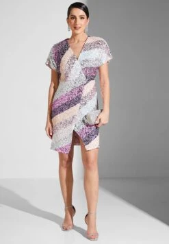 Surplice Slit Hem Printed Dress 7 Surplice Slit Hem Printed Dress -Silk Bloom Dresses Store 4 zoom desktop 379