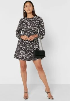 RIVER ISLAND Smock Abstract Mini Dress -Silk Bloom Dresses Store 4 zoom desktop 399