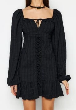 Trendyol Puff Sleeve Strappy Dress 9 Trendyol Puff Sleeve Strappy Dress -Silk Bloom Dresses Store 4 zoom desktop 403