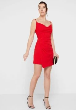 Cowl Neck Asymmetric Strappy Dress 7 Cowl Neck Asymmetric Strappy Dress -Silk Bloom Dresses Store 4 zoom desktop 412