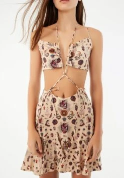 Trendyol Halter Neck Printed Cut Out Detail Dress 8 Trendyol Halter Neck Printed Cut Out Detail Dress -Silk Bloom Dresses Store 4 zoom desktop 418