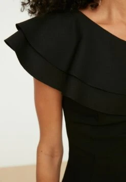 Trendyol One Shoulder Ruffle Detail Dress -Silk Bloom Dresses Store 4 zoom desktop 428
