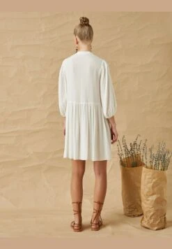 Koton Ethnic Embroidered Mini Dress Puff Sleeve -Silk Bloom Dresses Store 4 zoom desktop 43