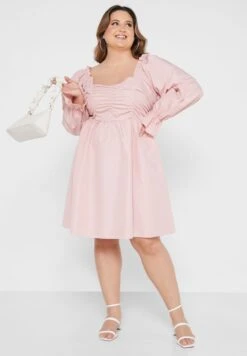 Chicalot Ruched Detail Dress -Silk Bloom Dresses Store 4 zoom desktop 445