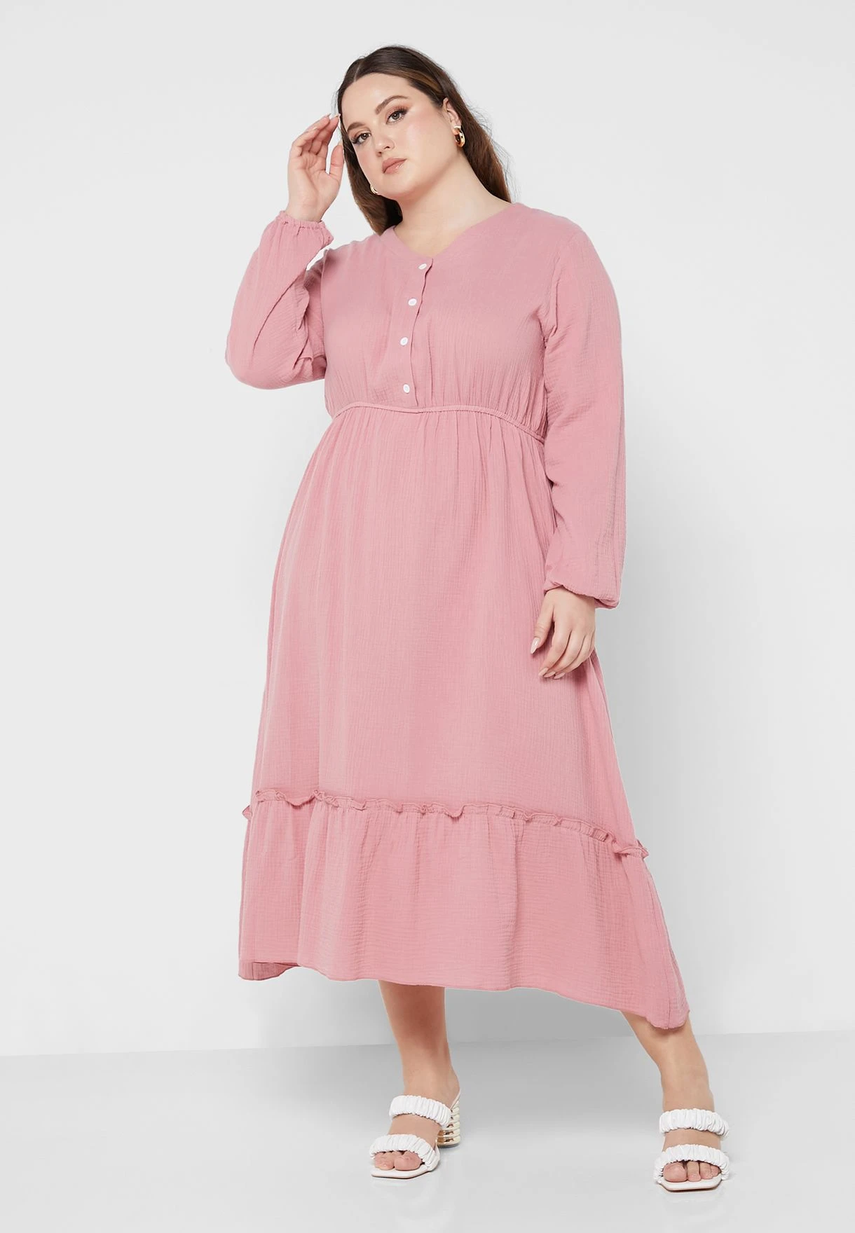 Layered A-Line Dress 4 Layered A-Line Dress - Image 4