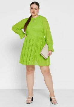 Puff Sleeve Flare Dress -Silk Bloom Dresses Store 4 zoom desktop 452