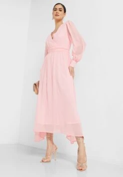 ELLA Surplice Neck Flared Dress 7 ELLA Surplice Neck Flared Dress -Silk Bloom Dresses Store 4 zoom desktop 458