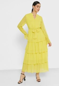 ELLA Tie Detail Layered Dress -Silk Bloom Dresses Store 4 zoom desktop 464